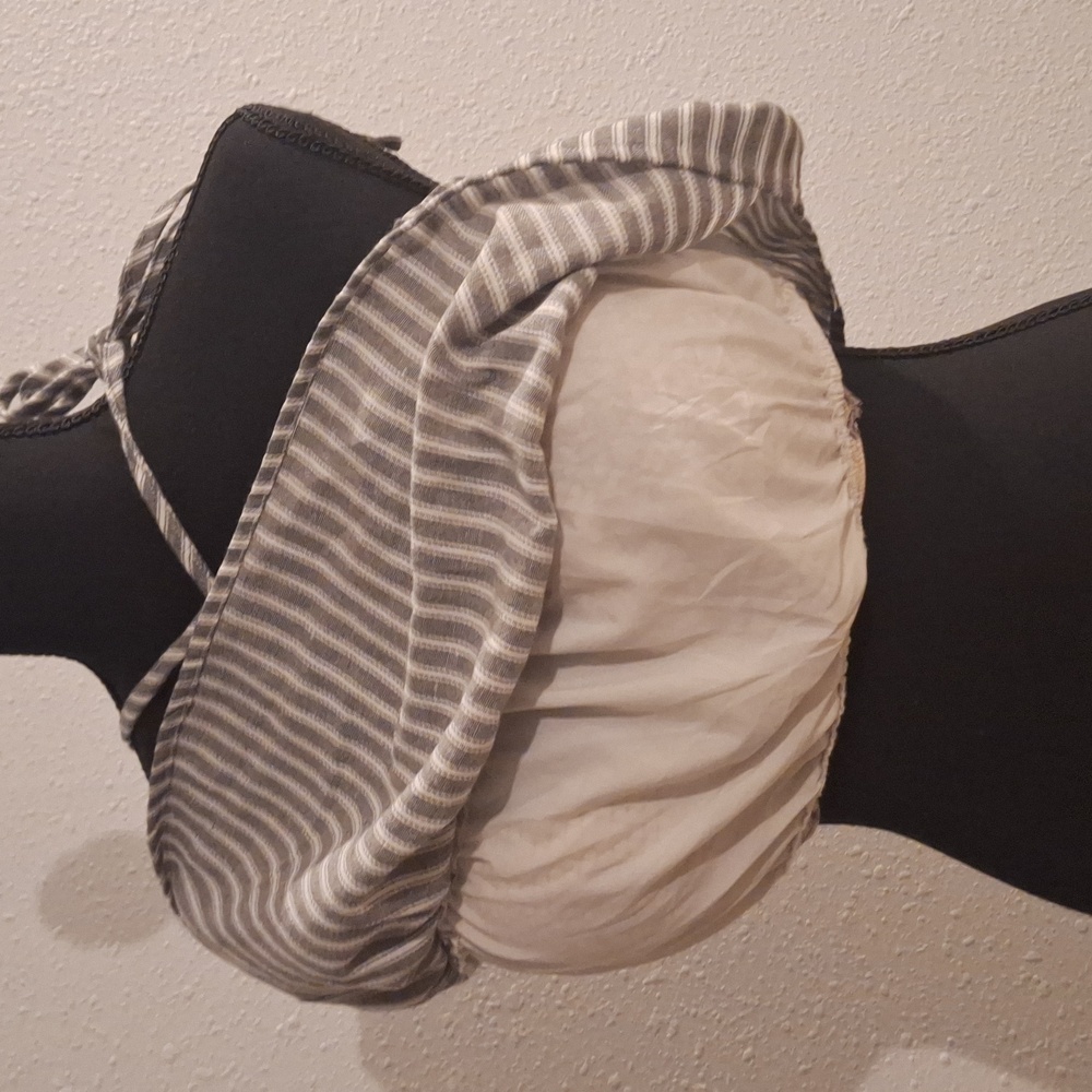 Striped Gray Women's Top - Picture 8 of 10